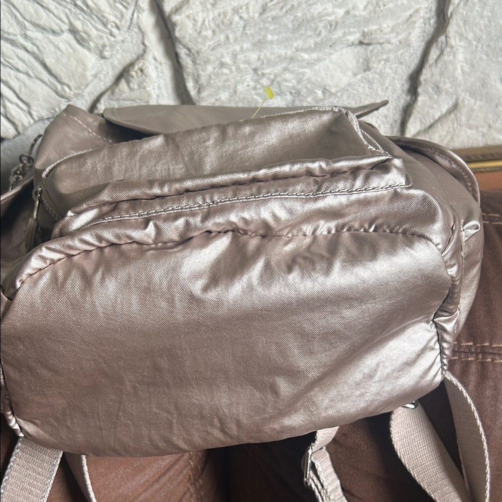 Kipling Shiny Brown Backpack - image 3
